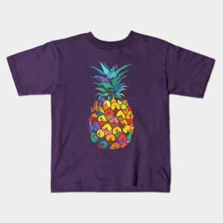 Colorful Pineapple Kids T-Shirt